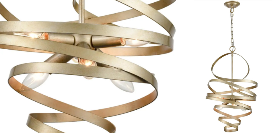 Люстра Metal Curly Ribbon Люстра Metal Curly Ribbon - Loft-Concept в Кирове