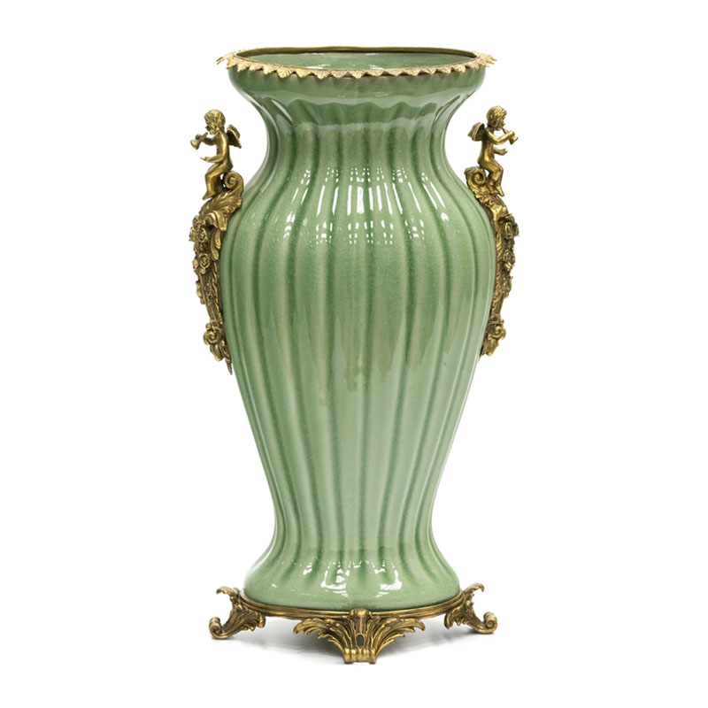 Ваза Bronze Angel Vase green Бронза Зеленый Ваза Bronze Angel Vase green Бронза Зеленый в Кирове | Loft Concept