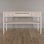 Дизайнерская Консоль с полкой и ящиком Primo Светлый дуб варинант исполнения - 1 | Loft Concept в Кирове