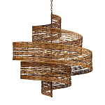 Люстра фактурная в виде спирали Enveloping Art варинант исполнения - 1 | Loft Concept в Кирове