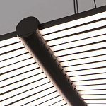 Люстра в виде распахнутых крыльев из тонких металлических планок Flight of Freedom варинант исполнения - 11 | Loft Concept в Кирове