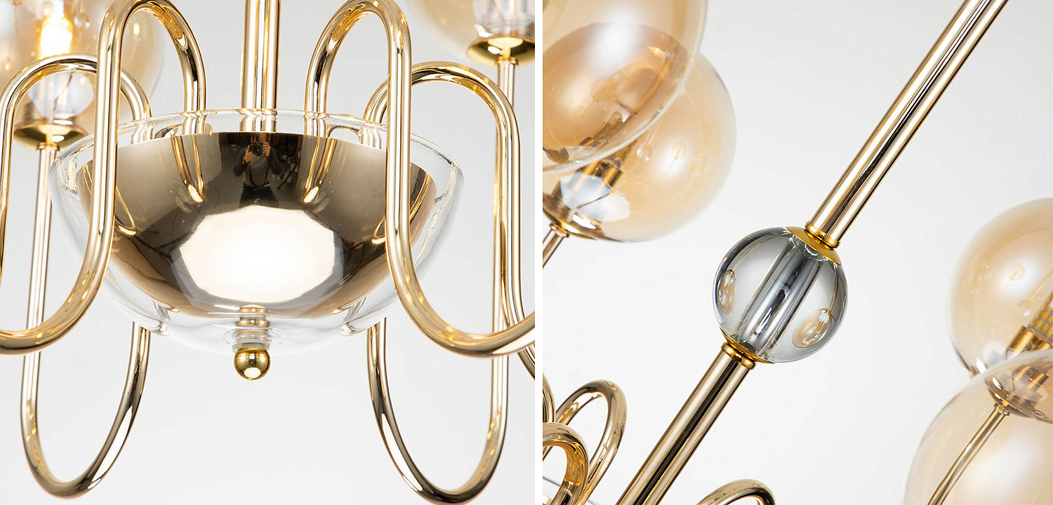 Люстра Sheiry Glass Ball Chandelier 6 Люстра Sheiry Glass Ball Chandelier 6 - Loft-Concept в Кирове