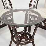 Комплект уличной мебели из ротанга Serenity Dark Brown варинант исполнения - 4 | Loft Concept в Кирове