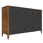 Комод из массива бука с 8-ю ящиками Tasteful Furniture варинант исполнения - 2 | Loft Concept в Кирове