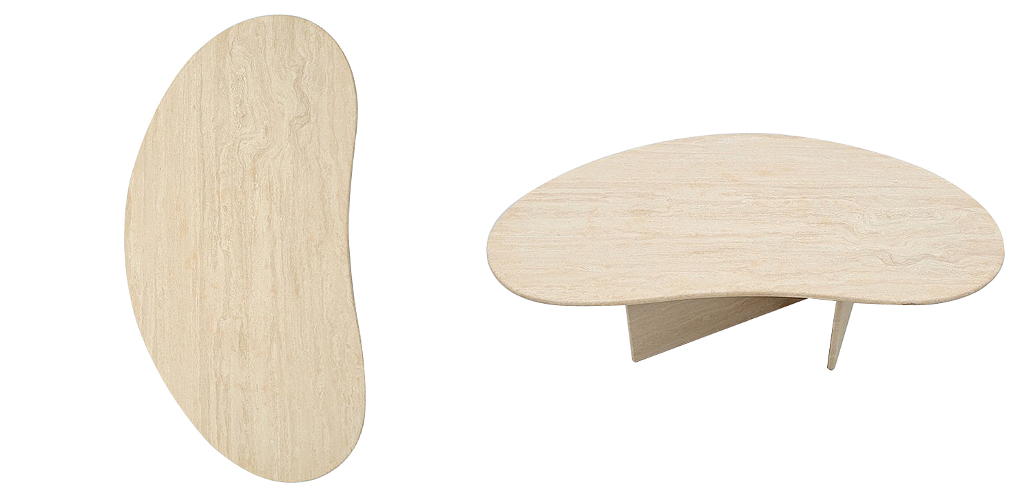 Кофейный стол Abi Travertine Coffee Table Кофейный стол Abi Travertine Coffee Table - Loft-Concept в Кирове