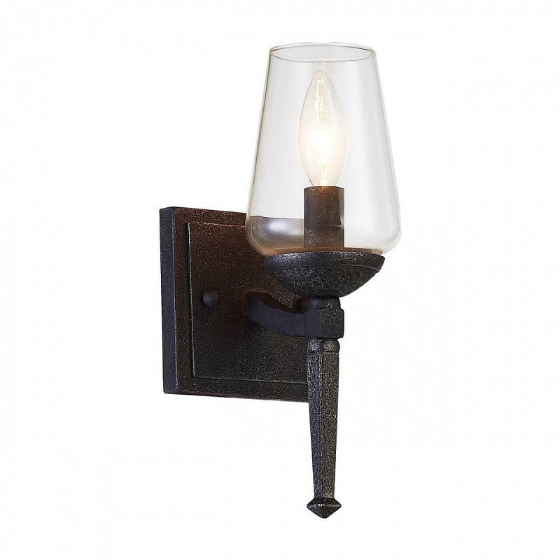 Бра Badoer Loft Sconces Черный Прозрачный Бра Badoer Loft Sconces Черный Прозрачный в Кирове | Loft Concept