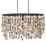 Люстра овальная с подвесками из устричных раковин Sea Ravens варинант исполнения - 3 | Loft Concept в Кирове