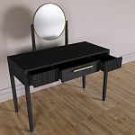 Туалетный Стол с зеркалом Primo Черный дуб варинант исполнения - 8 | Loft Concept в Кирове