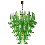 Люстра из семи ярусов зеленого стекла Independence варинант исполнения - 1 | Loft Concept в Кирове