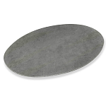 Стол обеденный с серой овальной столешницей из керамики на четырех деревянных ножках Gray Ceramics варинант исполнения - 2 | Loft Concept в Кирове