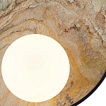 Бра круглое с каменным диском в металлической раме Sandstone Painting варинант исполнения - 3 | Loft Concept в Кирове