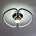 Потолочный светильник черного цвета круглой формы Luke Lampco Tracer Lamp варинант исполнения - 2 | Loft Concept в Кирове