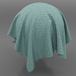 Мебельная ткань Шенилл бирюзовый цвет 142 см T4-61 варинант исполнения - 12 | Loft Concept в Кирове