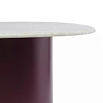 Журнальный столик овальный с мраморной столешницей Decor Showcase варинант исполнения - 3 | Loft Concept в Кирове