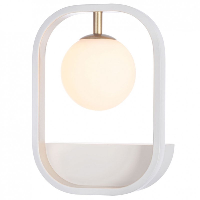 Бра Michele Ball Sconces Белый Золотой Серебряный Бра Michele Ball Sconces Белый Золотой Серебряный в Кирове | Loft Concept