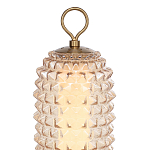 Настольная лампа с факутрным стеклянным плафоном Sonora варинант исполнения - 3 | Loft Concept в Кирове