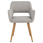 Стул в рогожке серого цвета NEASAN STOOL варинант исполнения - 2 | Loft Concept в Кирове