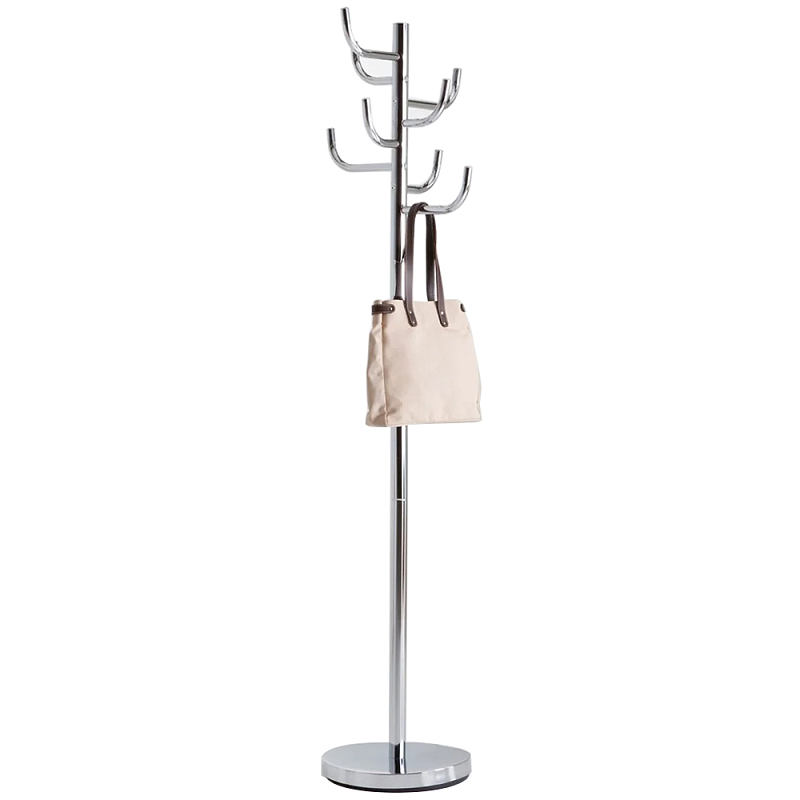 Напольная вешалка из металла Hattie Metal Floor hanger Хром Напольная вешалка из металла Hattie Metal Floor hanger Хром в Кирове | Loft Concept