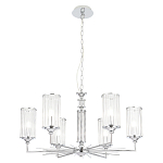 Люстра с 6-ю цилиндрическими стеклянными плафонами Jeanette варинант исполнения - 6 | Loft Concept в Кирове