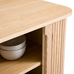 Длинный низкий буфет с 2-мя раздвижными дверцами Toinette Light Cupboard варинант исполнения - 13 | Loft Concept в Кирове