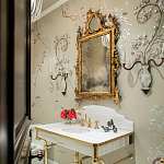 Обои ручная роспись Silk Tree Special Colourway on grey painted Xuan paper варинант исполнения - 2 | Loft Concept в Кирове