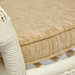 Комплект обеденный из ротанга Eloise grand white варинант исполнения - 12 | Loft Concept в Кирове