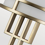 Бра с геометрическим каркасом и матовым белым цилиндрическим плафоном Feiss варинант исполнения - 3 | Loft Concept в Кирове