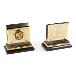 Настольный письменный набор из яшмы и долерита с декором Двуглавый орел Manager Organizer варинант исполнения - 4 | Loft Concept в Кирове