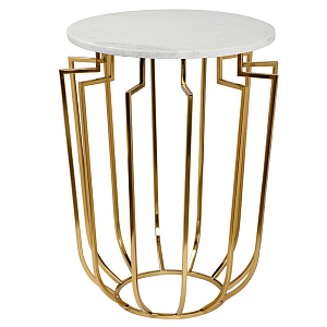 Приставной стол Embret Marble Side Table