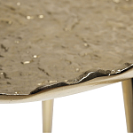 Столик журнальный металлический золотого цвета Modern Rethinking of Traditions варинант исполнения - 1 | Loft Concept в Кирове