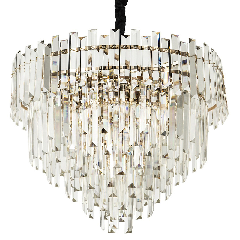 Люстра с хрустальным декором Luxxu Crystal Glass Chandelier Прозрачный Золотой Люстра с хрустальным декором Luxxu Crystal Glass Chandelier Прозрачный Золотой в Кирове | Loft Concept