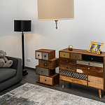 Тумба необычной формы с выдвижными ящиками Shift варинант исполнения - 4 | Loft Concept в Кирове