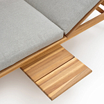 Садовый диван-трансофрмер Kate серый варинант исполнения - 3 | Loft Concept в Кирове