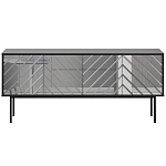 Длинная тумба с зеркальным декором Serena варинант исполнения - 12 | Loft Concept в Кирове