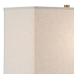 Настольная лампа с корпусом в форме кольца и прямоугольным абажуром French Ring варинант исполнения - 2 | Loft Concept в Кирове