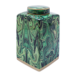 Ваза с малахитовым узором MALACHITE варинант исполнения - 2 | Loft Concept в Кирове