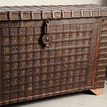 Большой Этнический сундук с металлическим декором  варинант исполнения - 2 | Loft Concept в Кирове