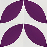 Дизайнерская плитка с узором Лепесток варинант исполнения - 1 | Loft Concept в Кирове