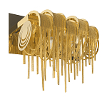 Бра с металлическими дугами и цепочками 33 см Atlantis Chain варинант исполнения - 7 | Loft Concept в Кирове