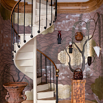 Обои ручная роспись Willow & Waves Original colourway on Edo painted Xuan paper with antiquing варинант исполнения - 3 | Loft Concept в Кирове