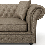 Мебельная ткань Шенилл коричневый цвет 138 см T4-21 варинант исполнения - 7 | Loft Concept в Кирове