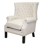 Кресло Charlie Armchair beige flax варинант исполнения - 3 | Loft Concept в Кирове