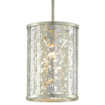 Подвесной светильник в форме цилиндра Speckled Mirror Plates варинант исполнения - 2 | Loft Concept в Кирове