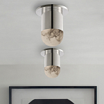 Потолочный светильник светодиодный с плафоном из натурального камня Purgatory варинант исполнения - 4 | Loft Concept в Кирове