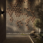 Гипсовая 3D панель с принтографией PM-41 варинант исполнения - 3 | Loft Concept в Кирове