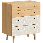 Комод с принтом на ящиках Elise Chest of Drawers варинант исполнения - 15 | Loft Concept в Кирове