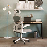 Кресло для компьютерного стола Easement Grey&White варинант исполнения - 10 | Loft Concept в Кирове