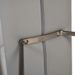 Стул барный серый с обивкой из экокожи Special Support варинант исполнения - 4 | Loft Concept в Кирове