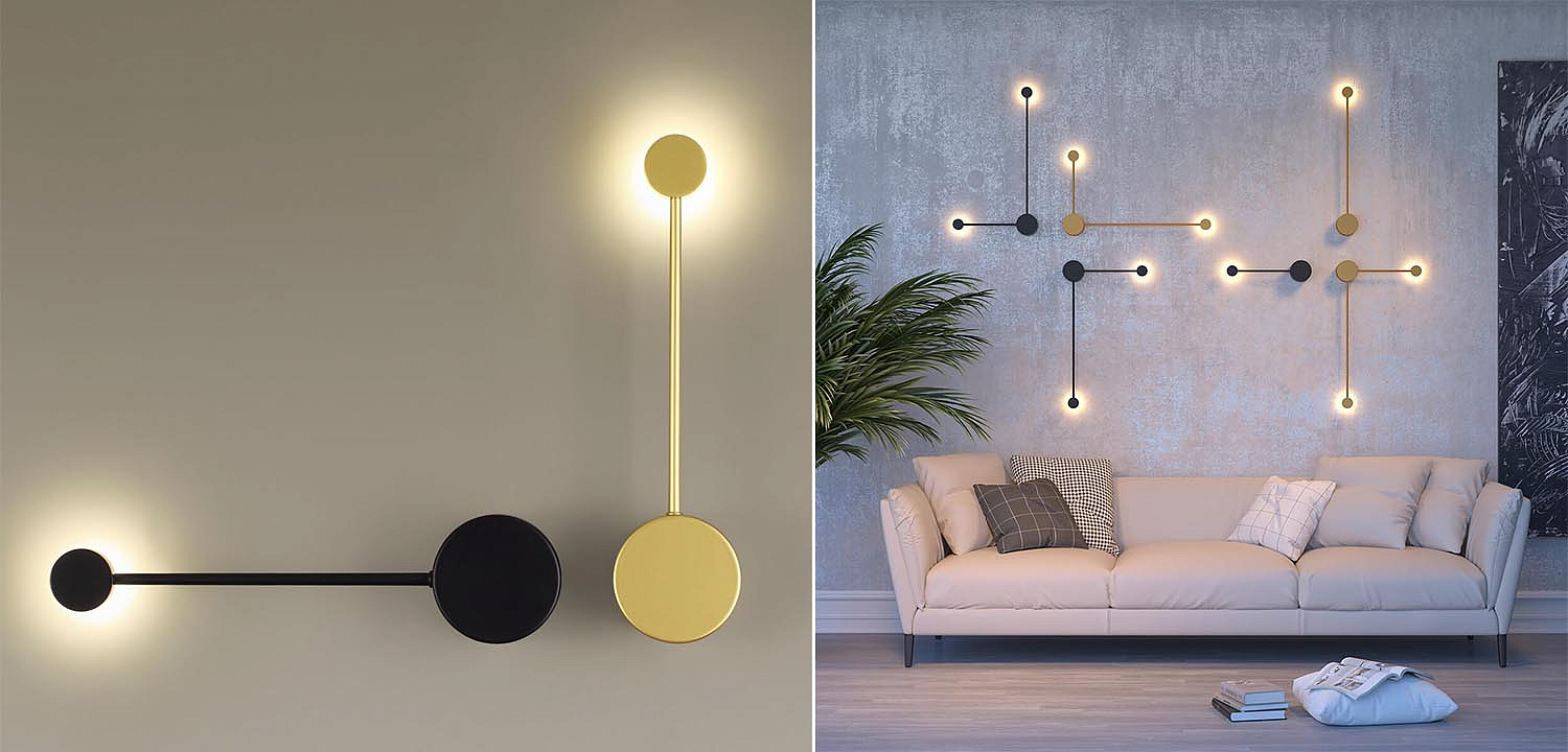 Бра Pin Wall Light Gold 40 Бра Pin Wall Light Gold 40 - Loft-Concept в Кирове