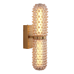 Бра с факутрным стеклянным плафоном Шампань Sonora варинант исполнения - 1 | Loft Concept в Кирове